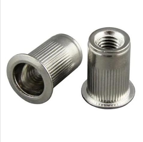  İNOX YARIM ALTIKÖŞE FLANŞLI KAFA AÇIK UÇLU PERÇİN SOMUNU