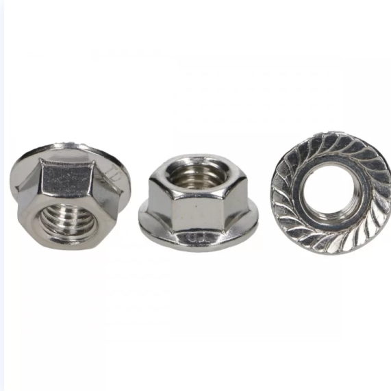 DIN6923 PASLANMAZ FLANŞLI SOMUN